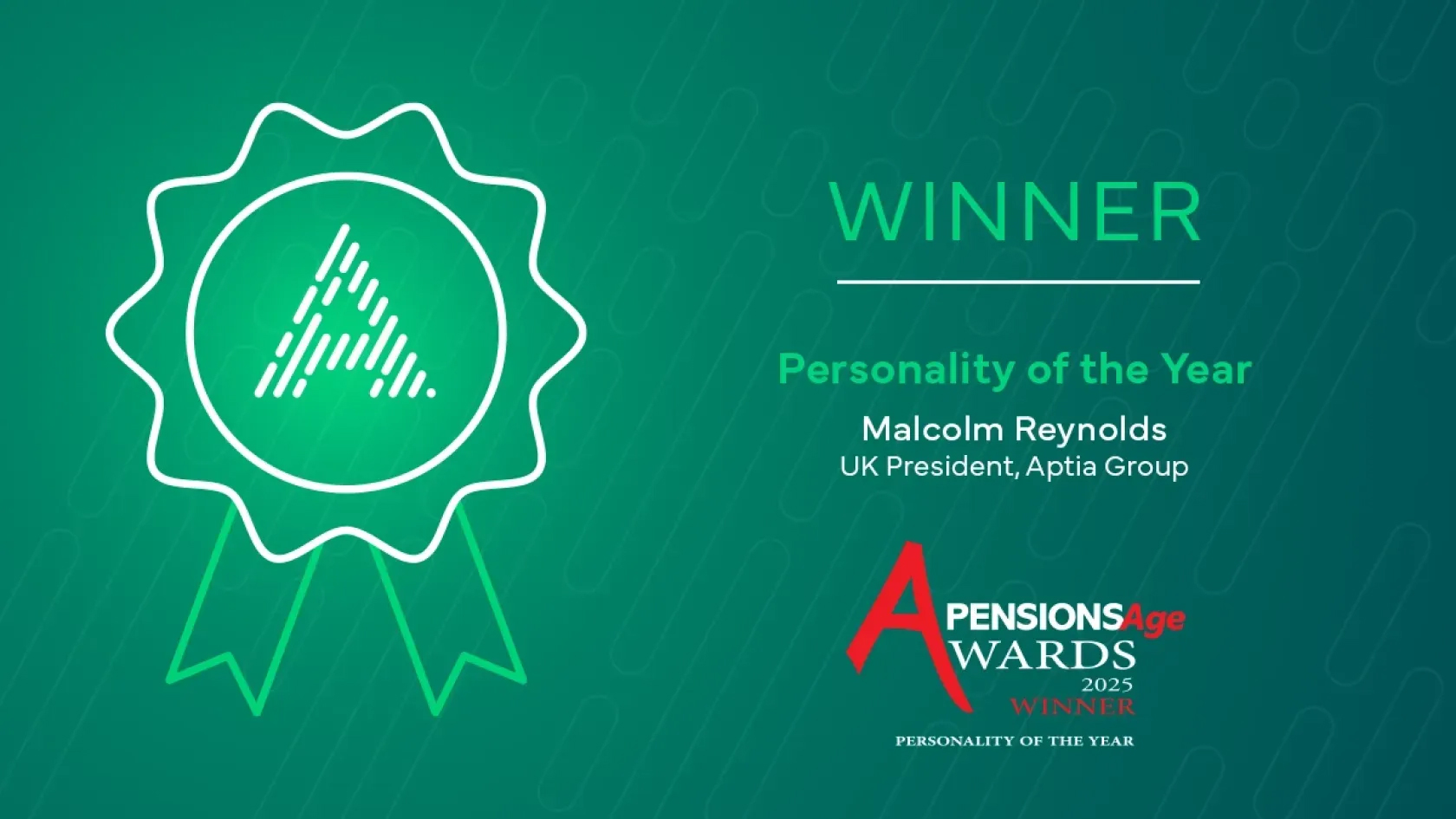 Personality of the year, Pensions Age Awards 2025